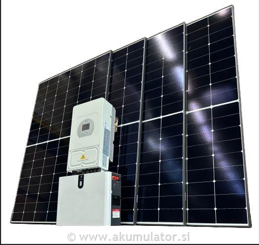Solarni komplet za vikend, mobilno hišico, 1600W 5kWh - deluje skoraj neslišno